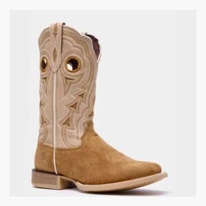 Durango Tan and Cream Ankle Boots